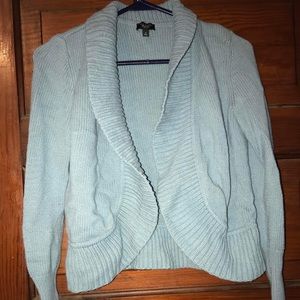 Talbots Petites Light Blue Cardigan